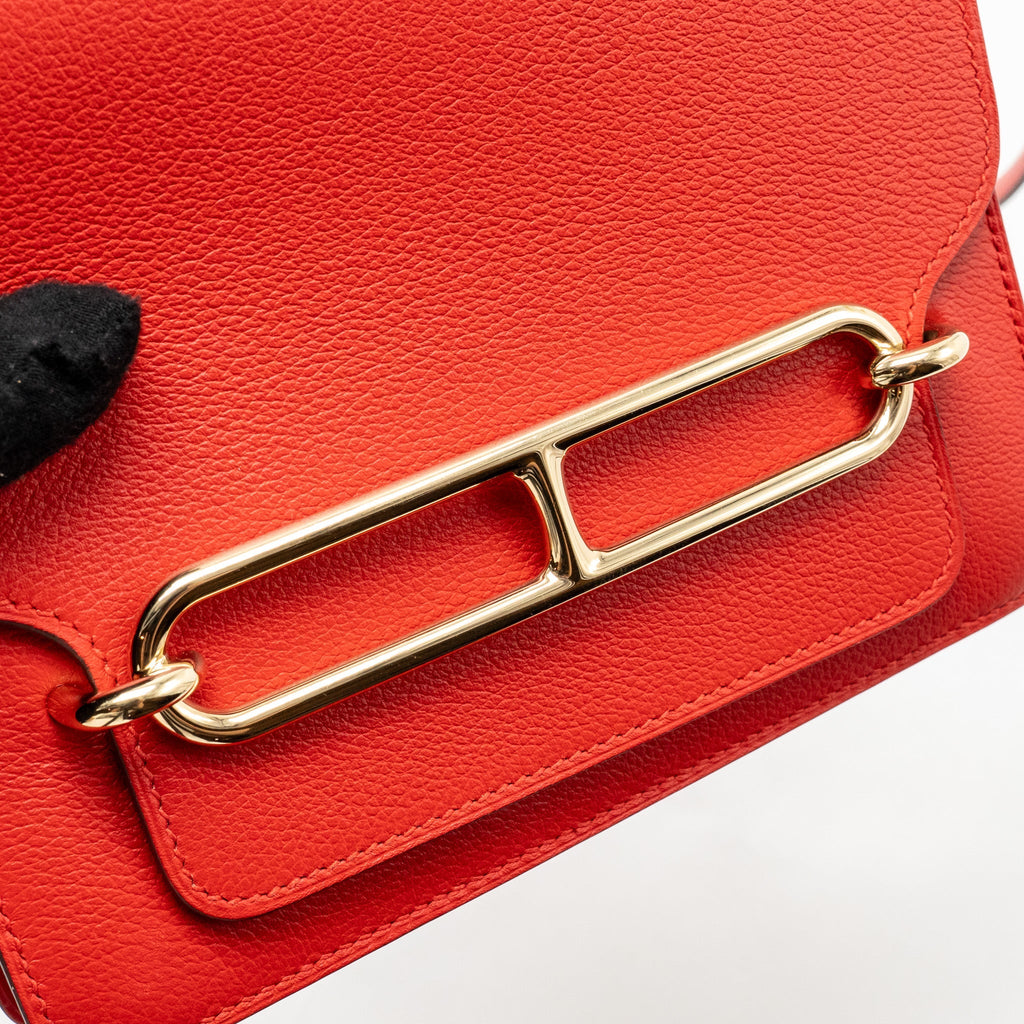 HERMES MINI ROULIS EVERCOLOR S3 ROUGE DE COEUR LGHW