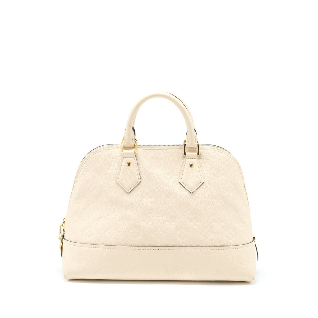 LOUIS VUITTON NEO ALMA PM MONOGRAM EMPREINTE WHITE GHW