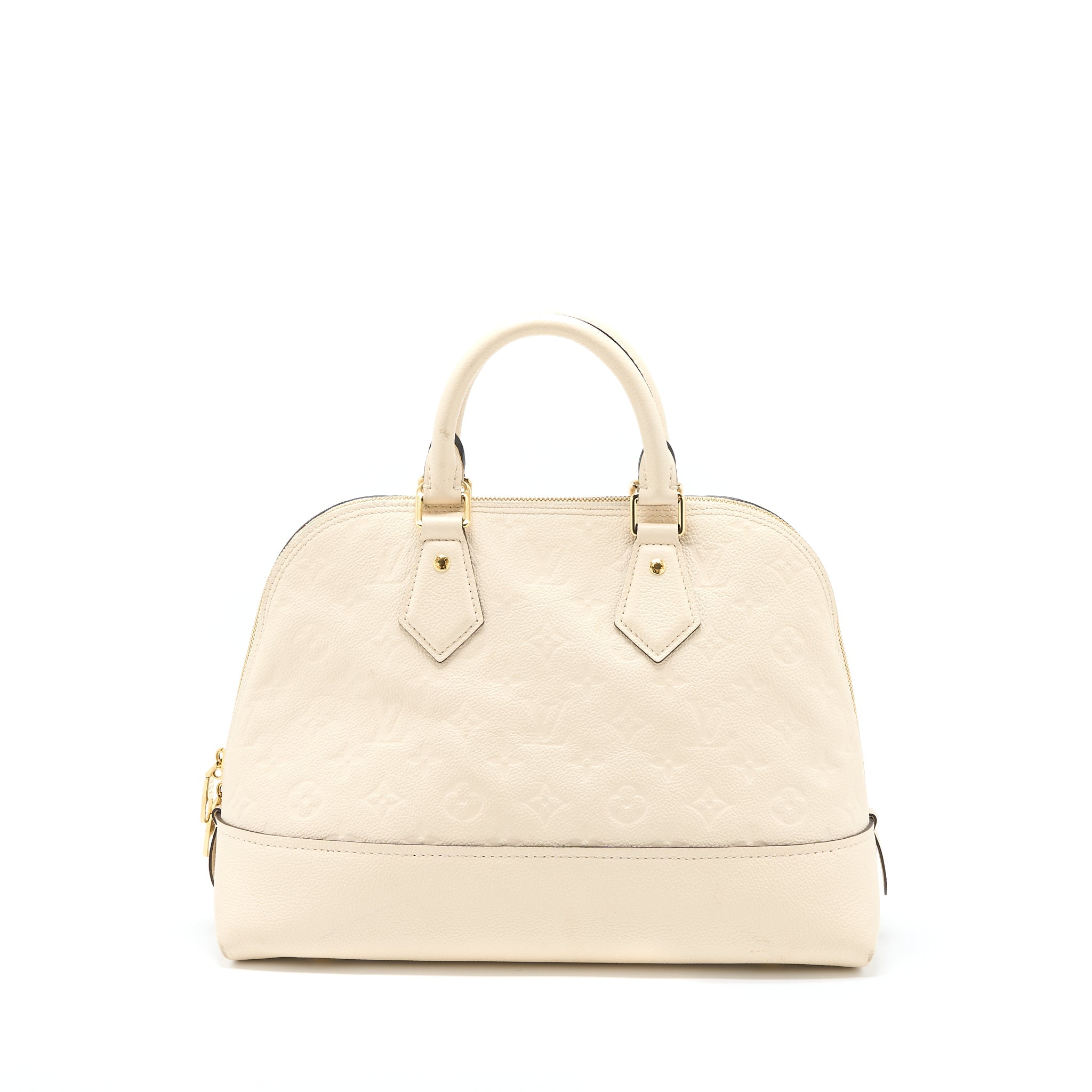 LOUIS VUITTON NEO ALMA PM MONOGRAM EMPREINTE WHITE GHW