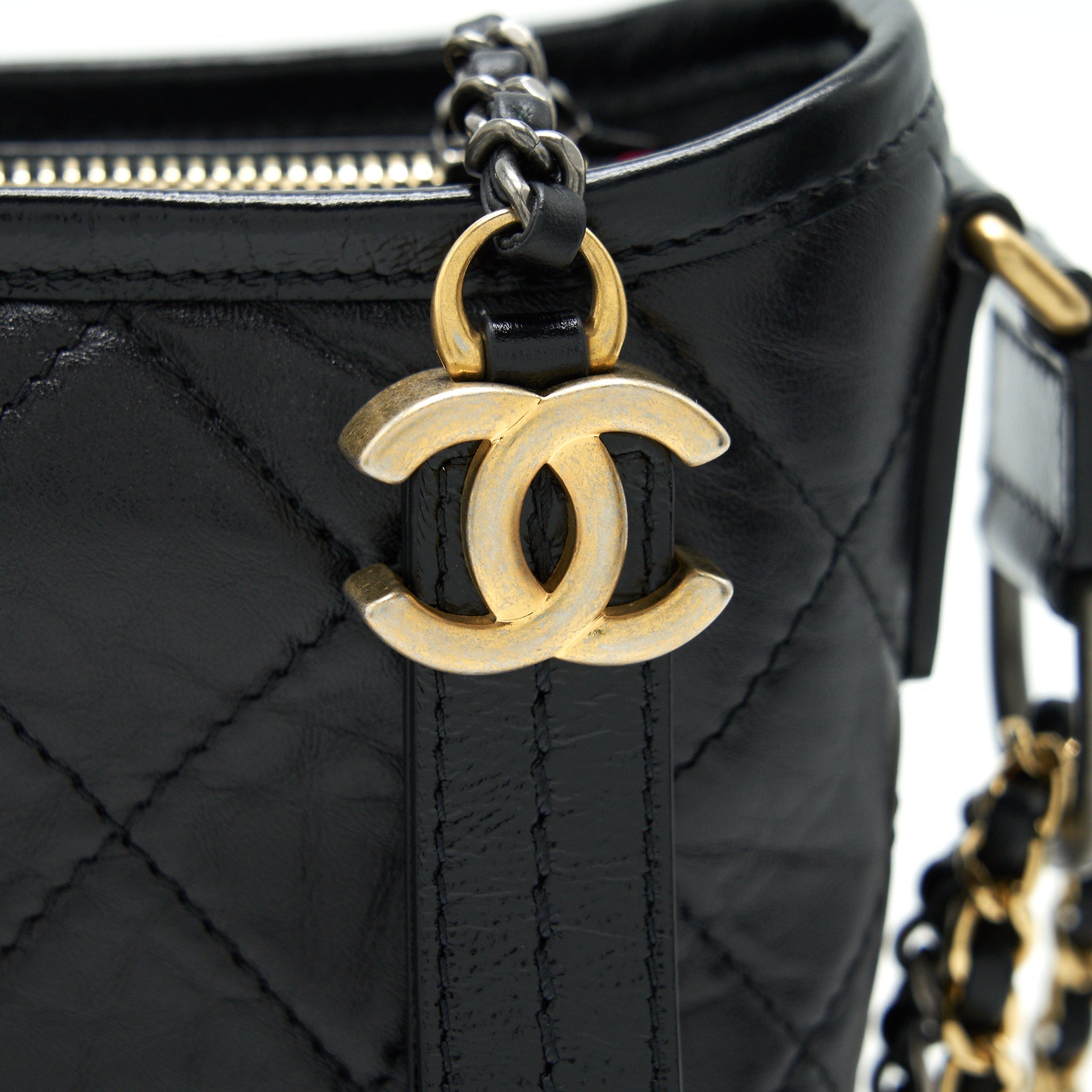 CHANEL SMALL HOBO GABRIELLE BLACK