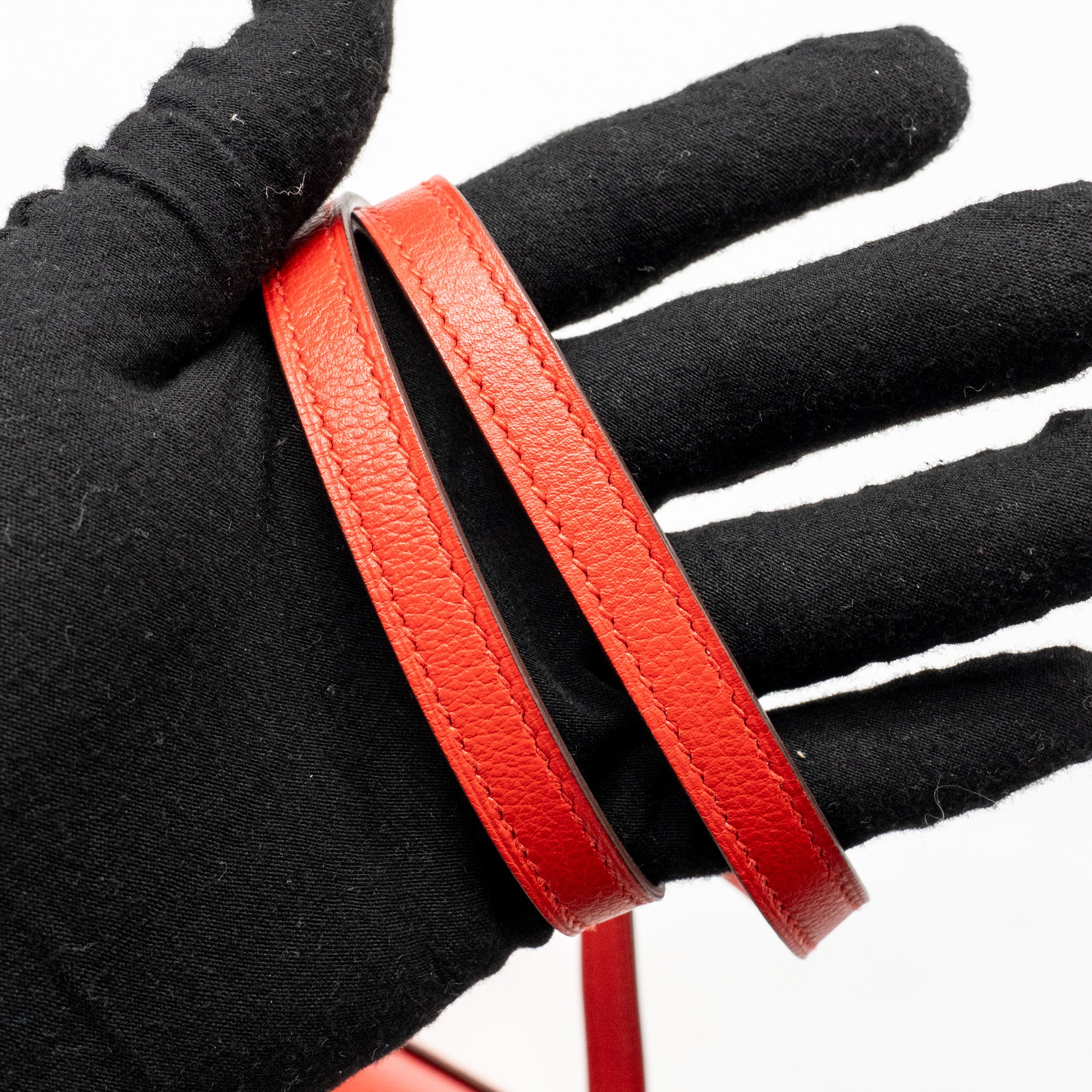 HERMES MINI ROULIS EVERCOLOR S3 ROUGE DE COEUR LGHW