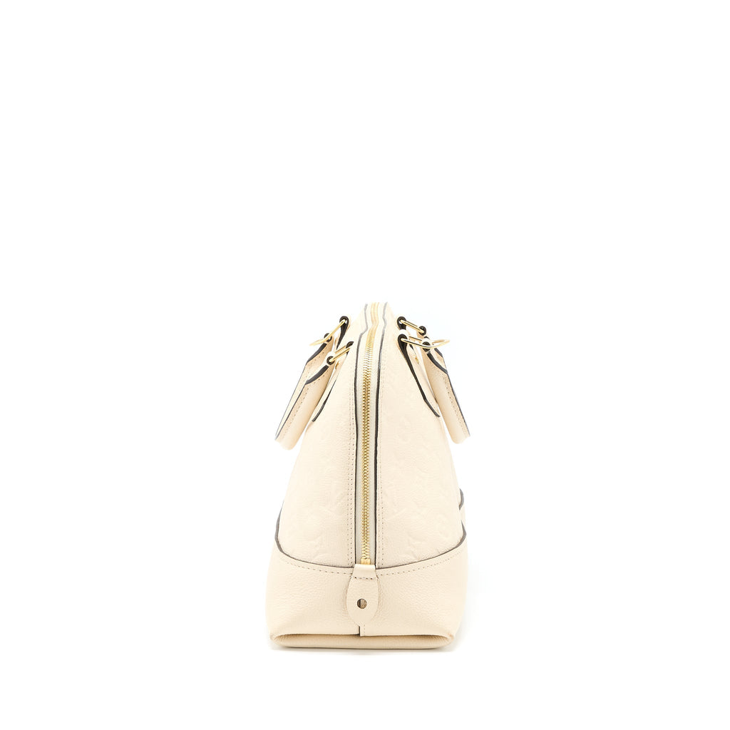 LOUIS VUITTON NEO ALMA PM MONOGRAM EMPREINTE WHITE GHW