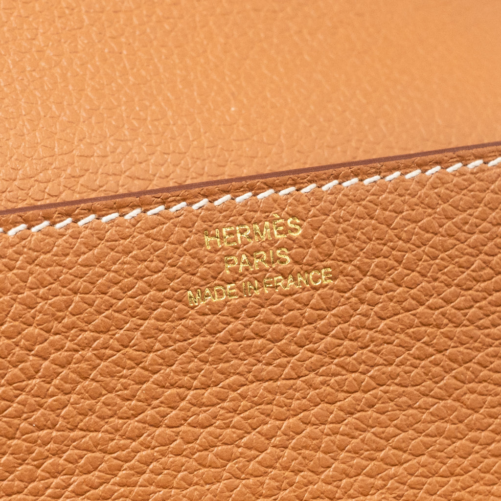 HERMES ROULIS SLIM EVERCOLOR GOLD GHW