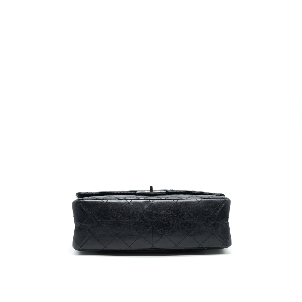 CHANEL REISSUE 226 IN BLACK RUTHENIUM SILVER HARDWARE