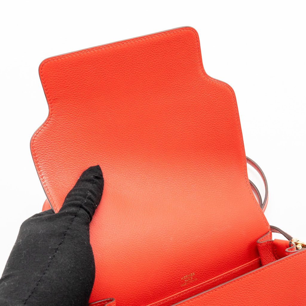 HERMES MINI ROULIS EVERCOLOR S3 ROUGE DE COEUR LGHW
