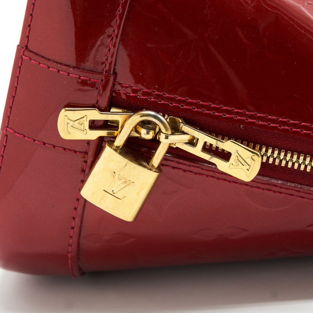 LOUIS VUITTON ALMA GM PATENT LEATHER RED