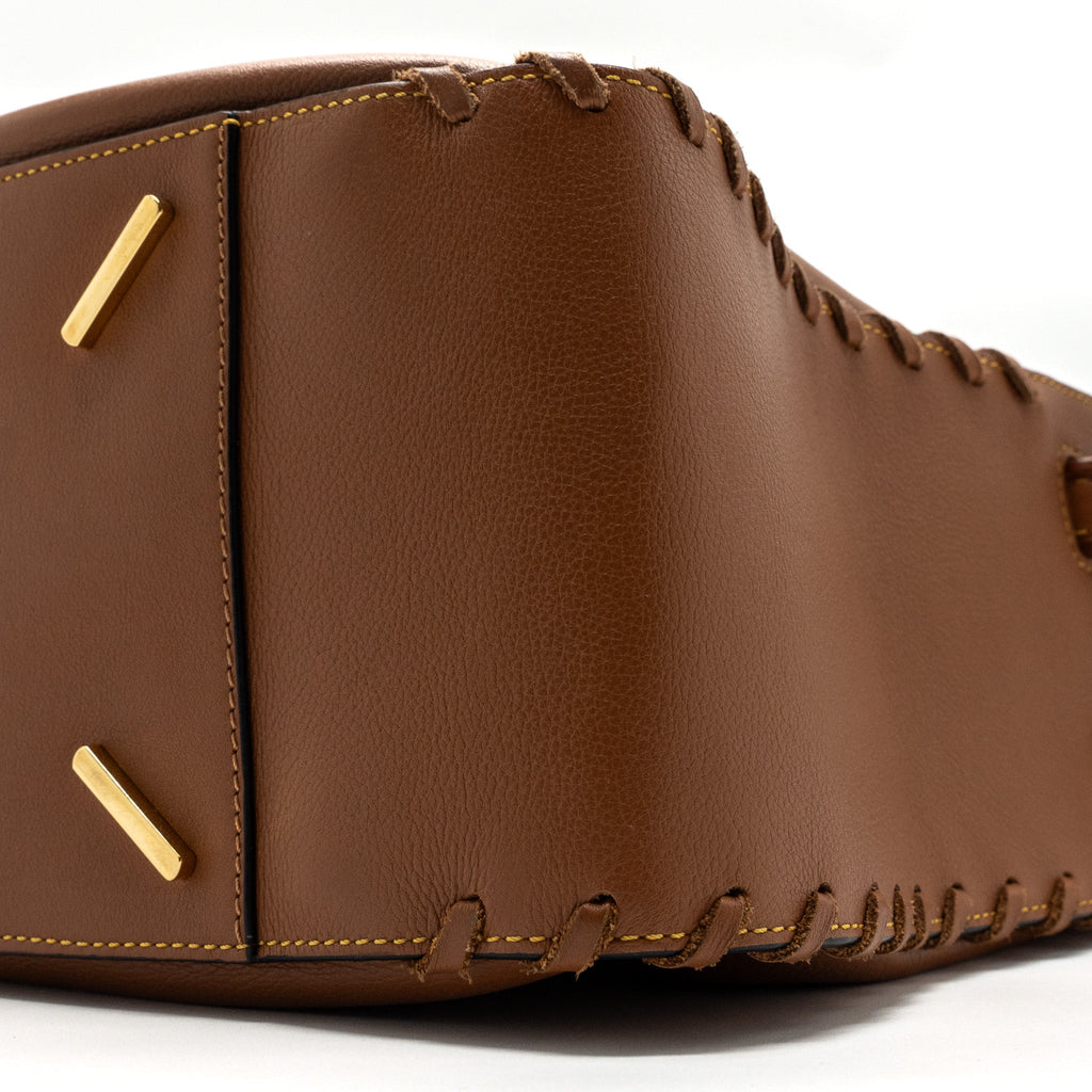 LOEWE SMALL HAMMOCK BAG CALFSKIN CARAMEL GHW
