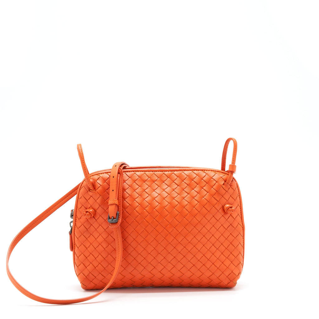 BOTTEGA VENETA ZIPPY CROSSBODY BAG ORANGE