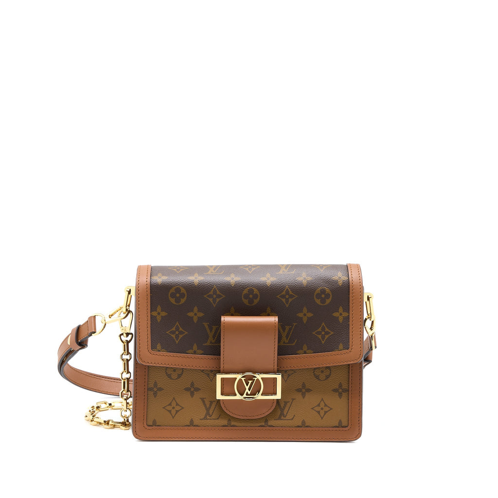 LOUIS VUITTON DAUPHINE MM MONOGRAM CANVAS GHW