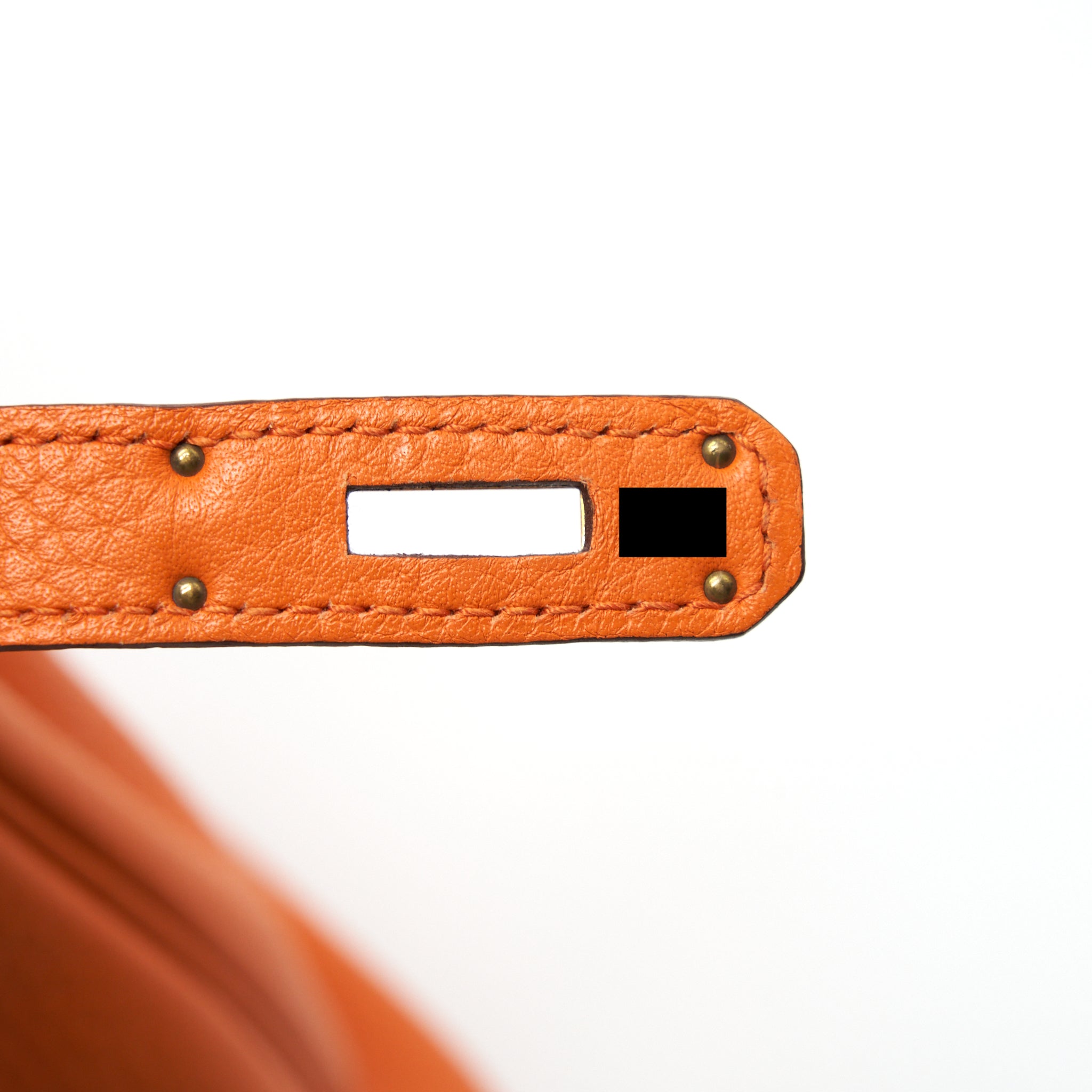 HERMES KELLY 35 CLEMENCE ORANGE GHW