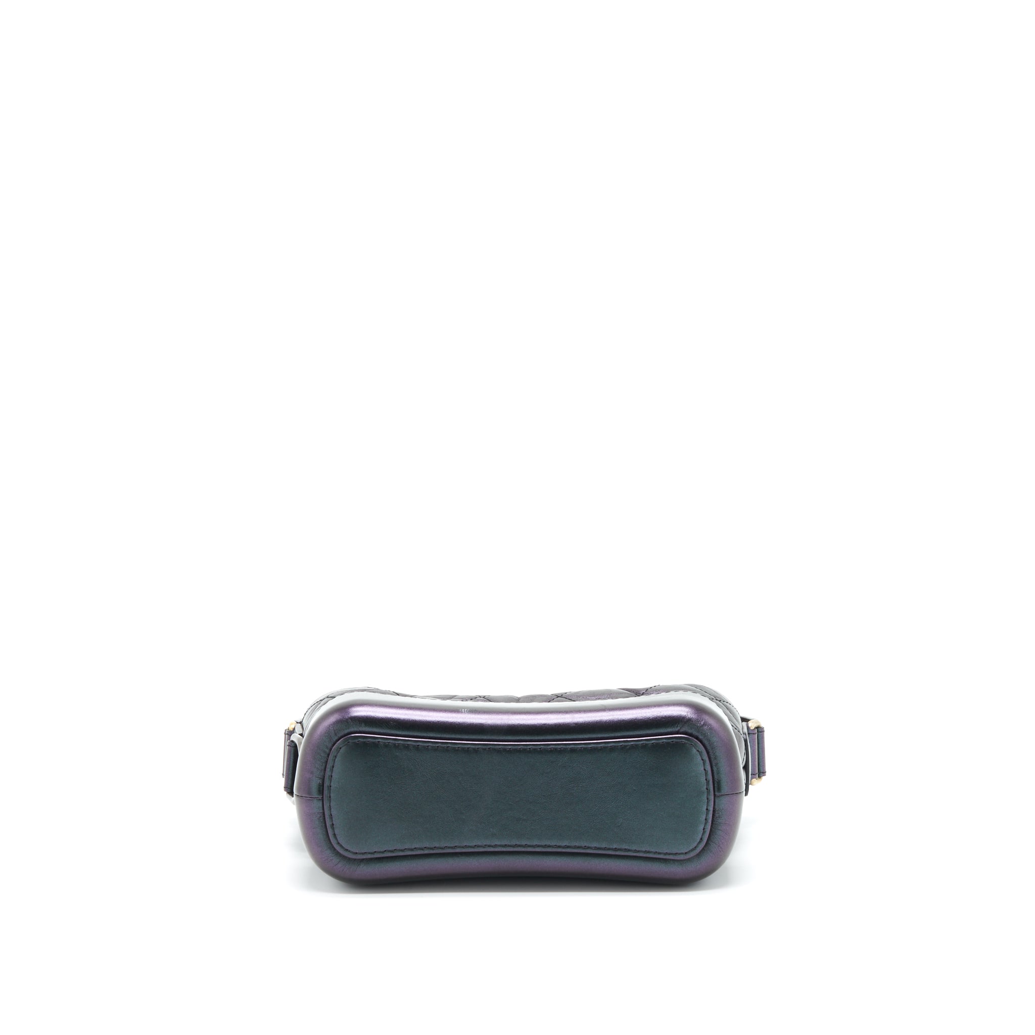 CHANEL SMALL GABRIELLE HOBO BAG LAMBSKIN IRIDESCENT PURPLE MULTICOLOUR HARDWARE