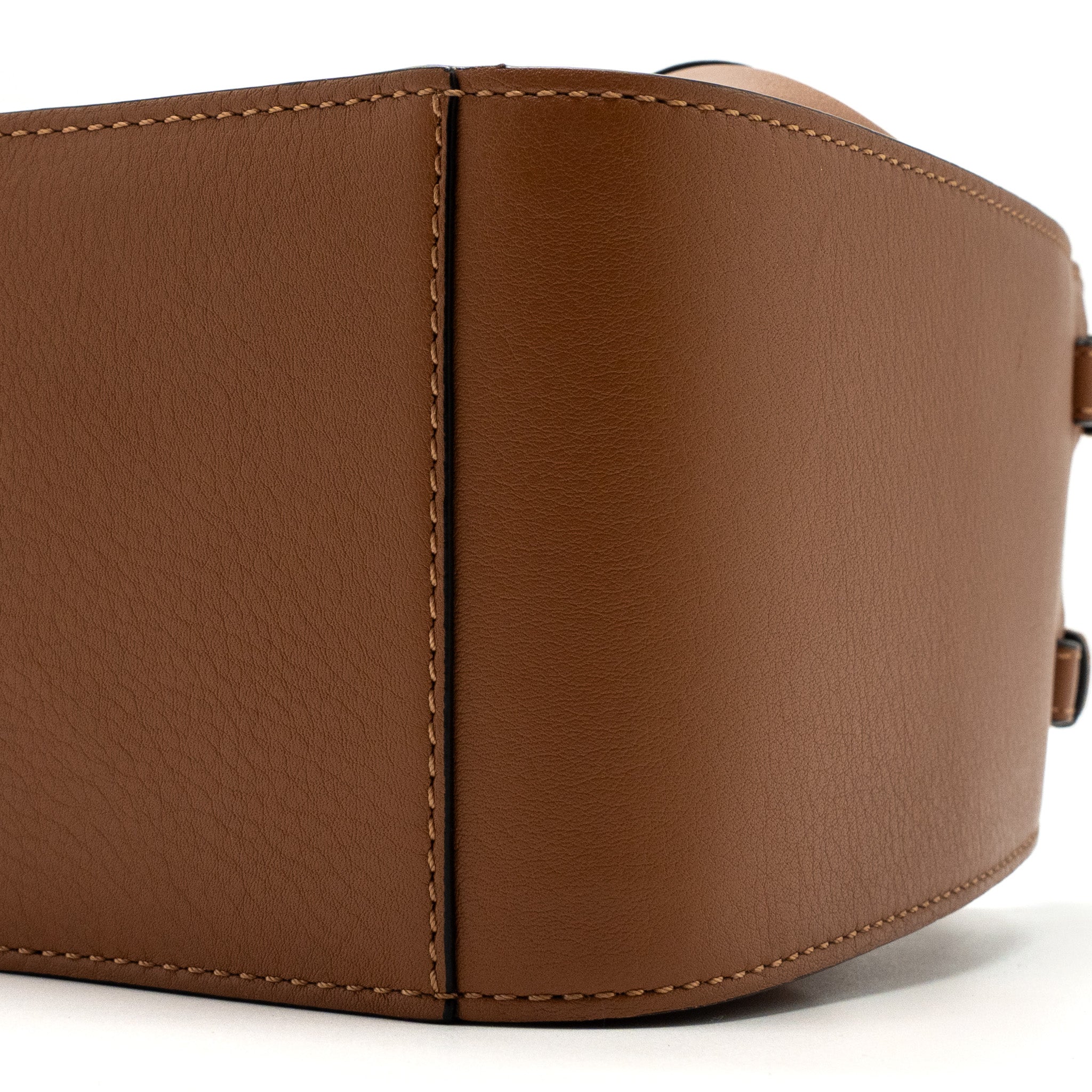 LOEWE MINI HAMMOCK DRAWSTRING BAG CALFSKIN TAN SHW
