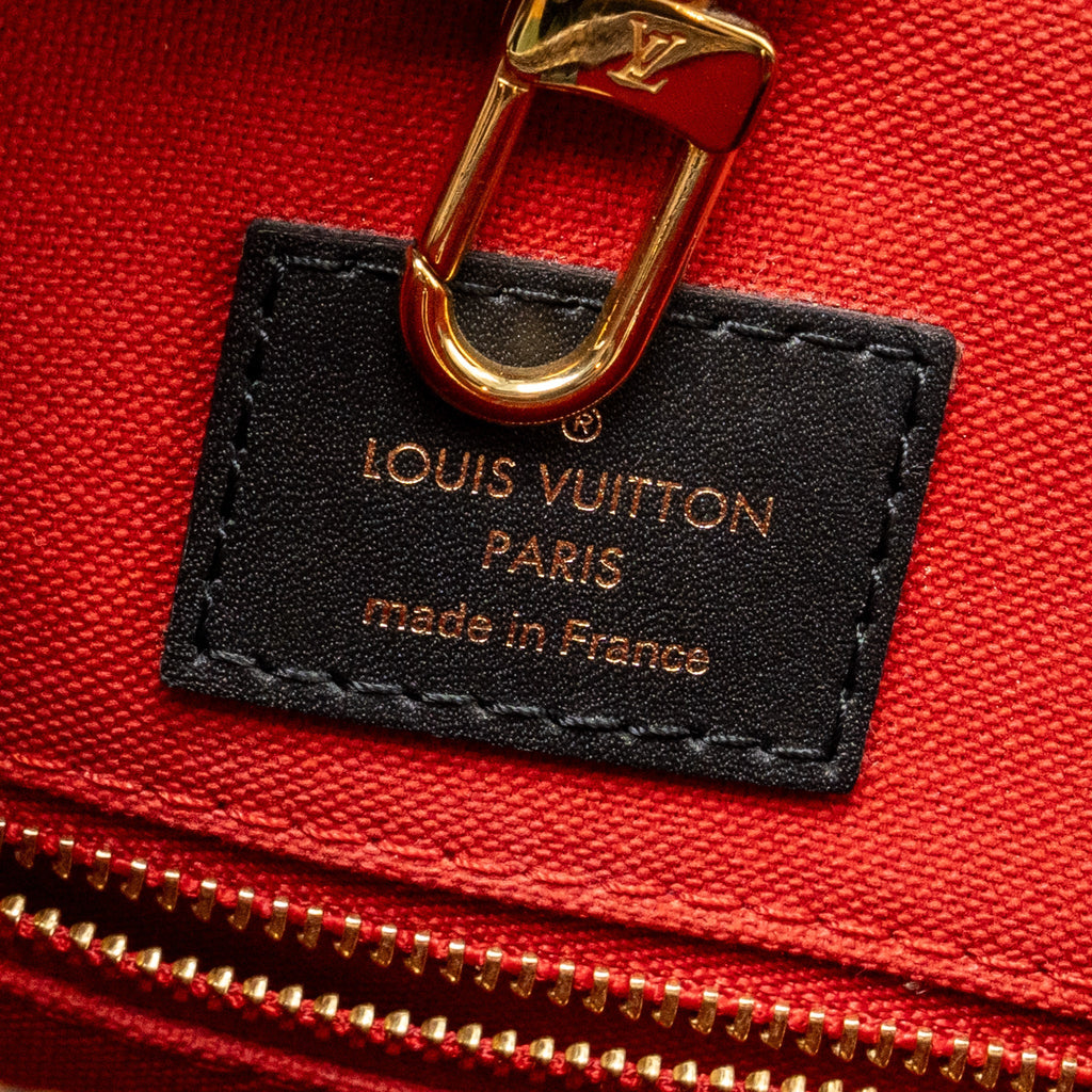 LOUIS VUITTON ONTHEGO MM MONOGRAM/MONOGRAM REVERSE CANVAS GHW