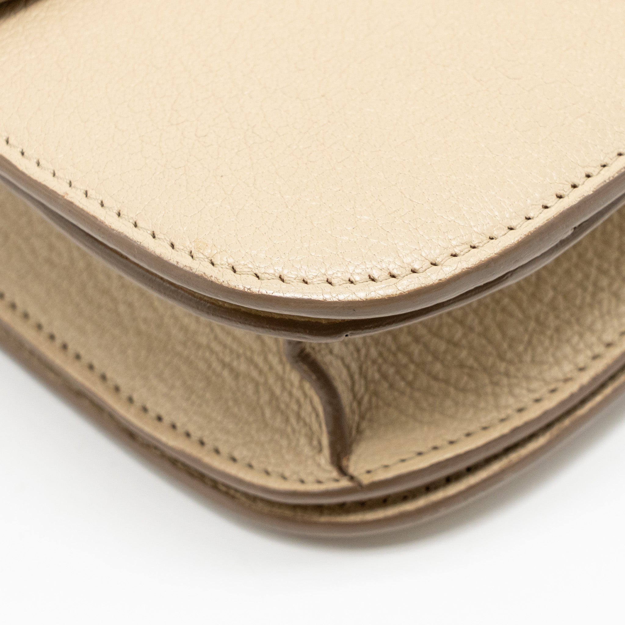 CELINE MEDIUM CLASSIC BOX BAG GOATSKIN BEIGE GHW