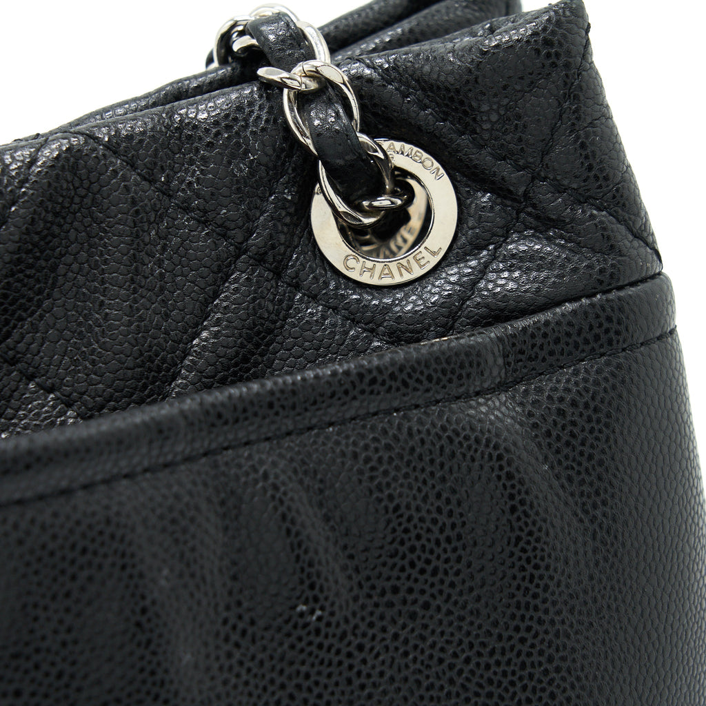 CHANEL TIMELESS SOFT SHOPPER TOTE CAVIAR BLACK SHW