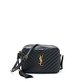 SAINT LAURENT/ YSL LOU CAMERA BAG CALFSKIN BLACK GHW