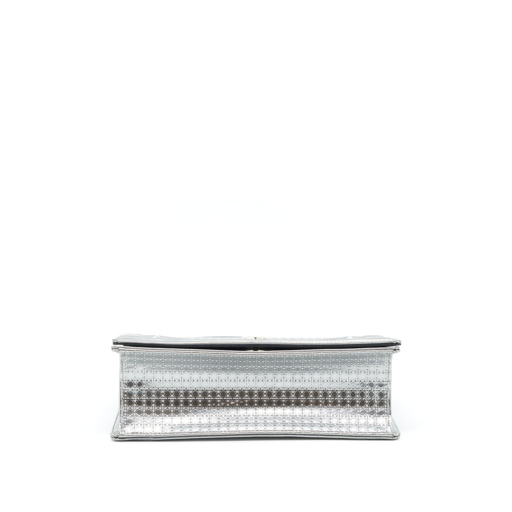 DIOR MEDIUM DIORAMA METALLIC SLIVER SHW