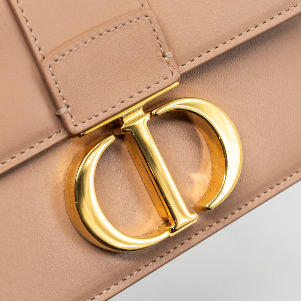 DIOR MICRO 30 MONTAIGNE BOX BAG CALFSKIN ROSE DES VENTS GHW