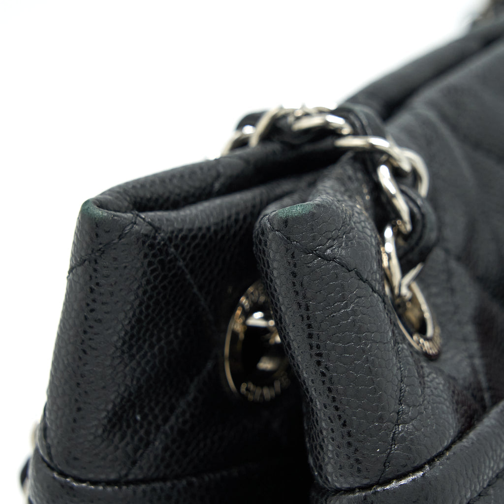 CHANEL TIMELESS SOFT SHOPPER TOTE CAVIAR BLACK SHW
