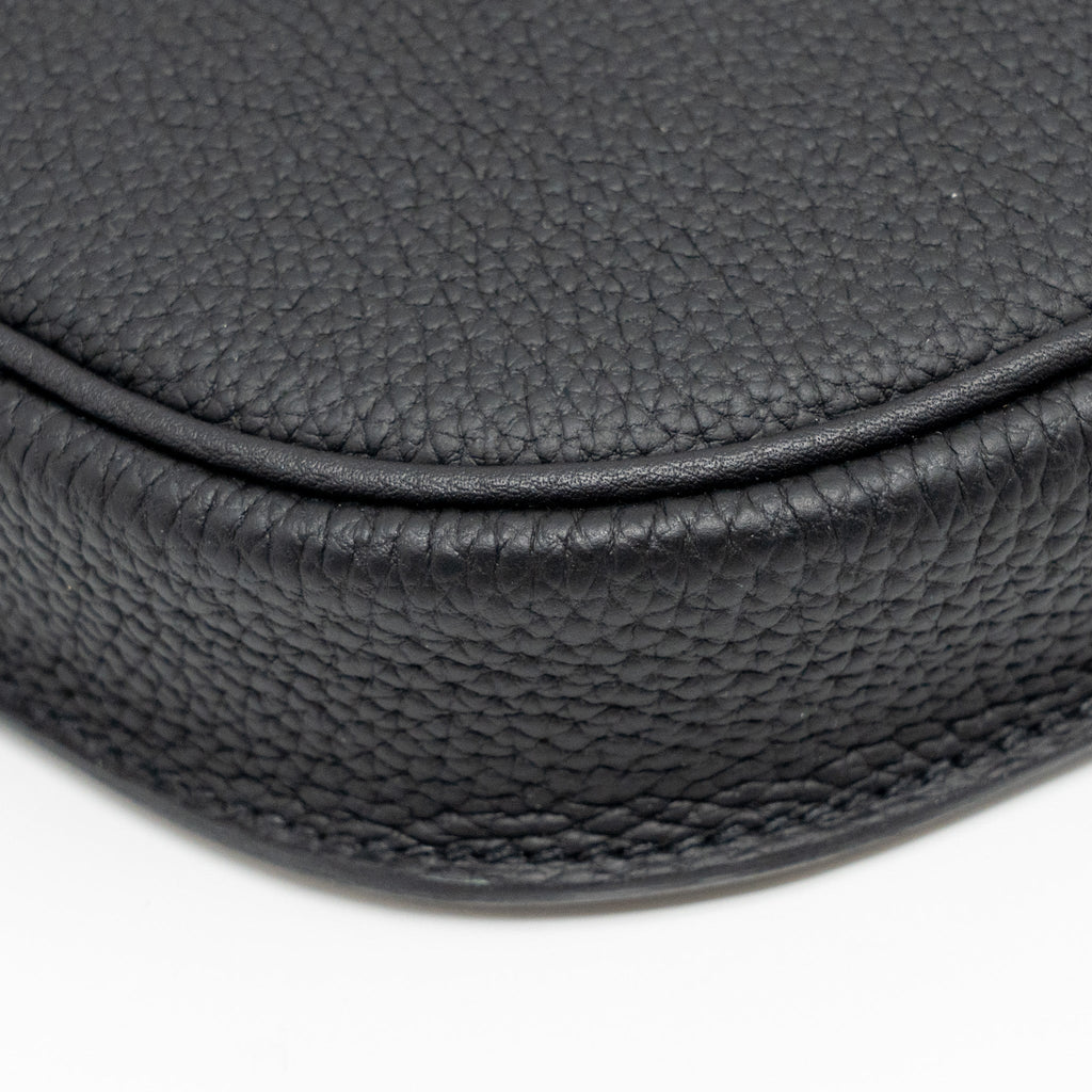 HERMES PERSPECTIVE CAVALIERE 21 BAG TOGO/VACHE HUNTER BLACK SHW