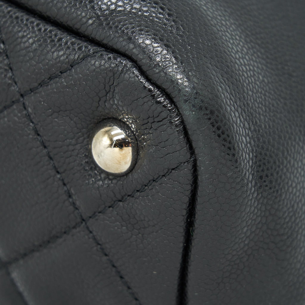 CHANEL TIMELESS SOFT SHOPPER TOTE CAVIAR BLACK SHW