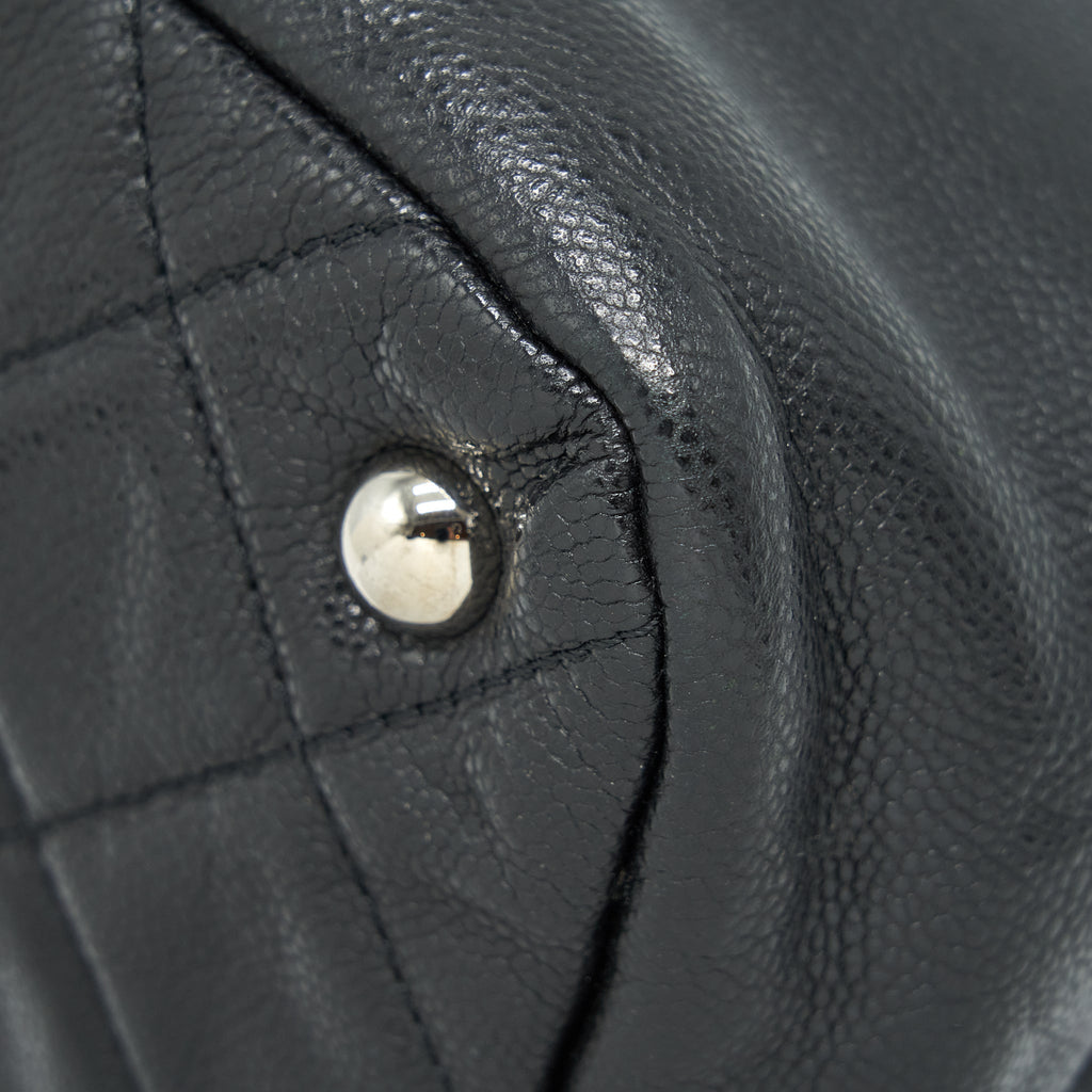 CHANEL TIMELESS SOFT SHOPPER TOTE CAVIAR BLACK SHW
