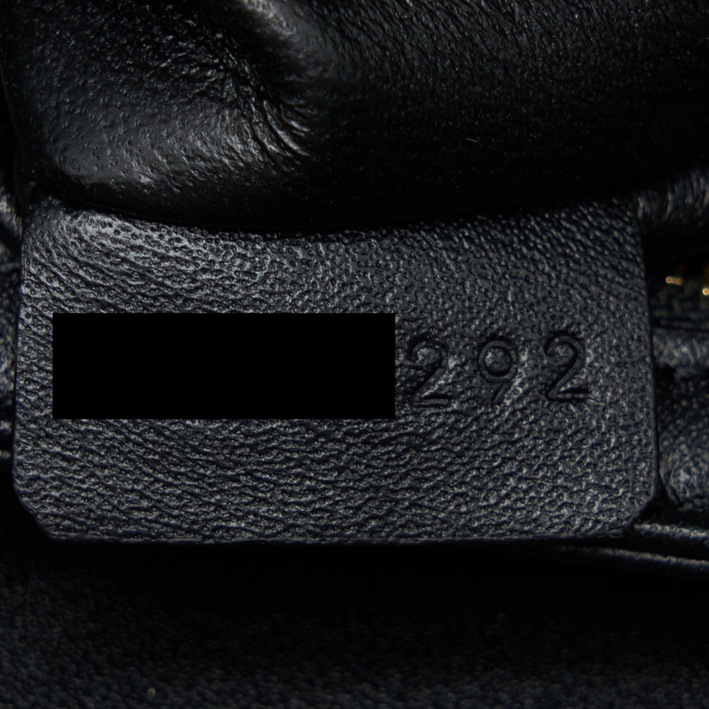 CELINE TEEN TRIOMPHE BAG IN SHINY CALFSKIN BLACK GHW