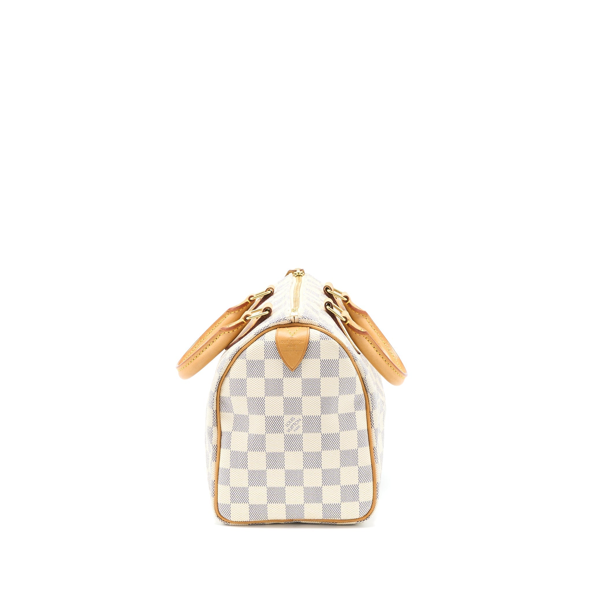 LOUIS VUITTON SPEEDY 25 DAMIER AZUR CANVAS GHW