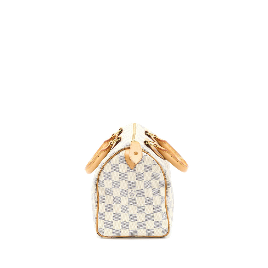 LOUIS VUITTON SPEEDY 25 DAMIER AZUR CANVAS GHW