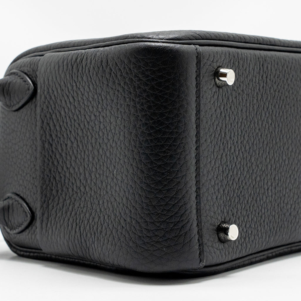HERMES MINI LINDY II CLEMENCE BLACK SHW