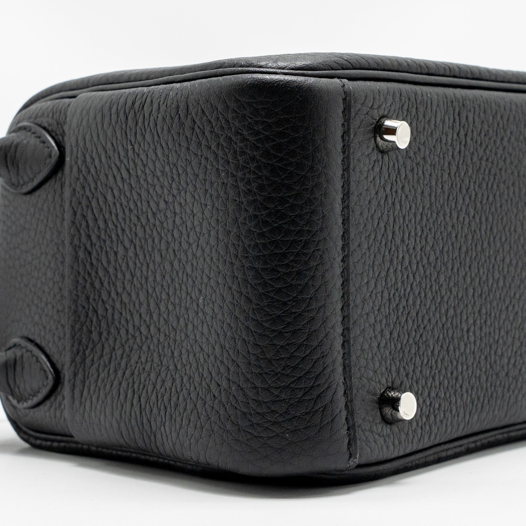 HERMES MINI LINDY II CLEMENCE BLACK SHW