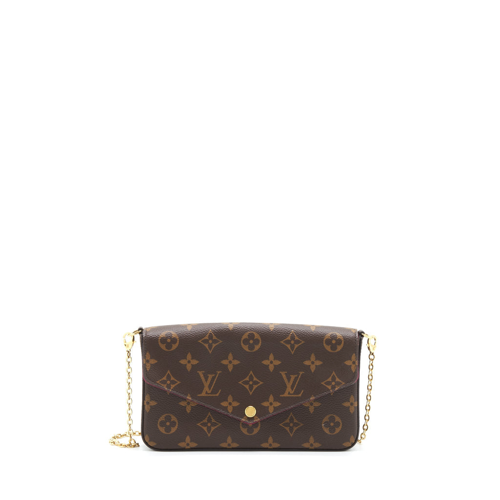 LOUIS VUITTON FELICIE POCHETTE MONOGRAM CANVAS GHW