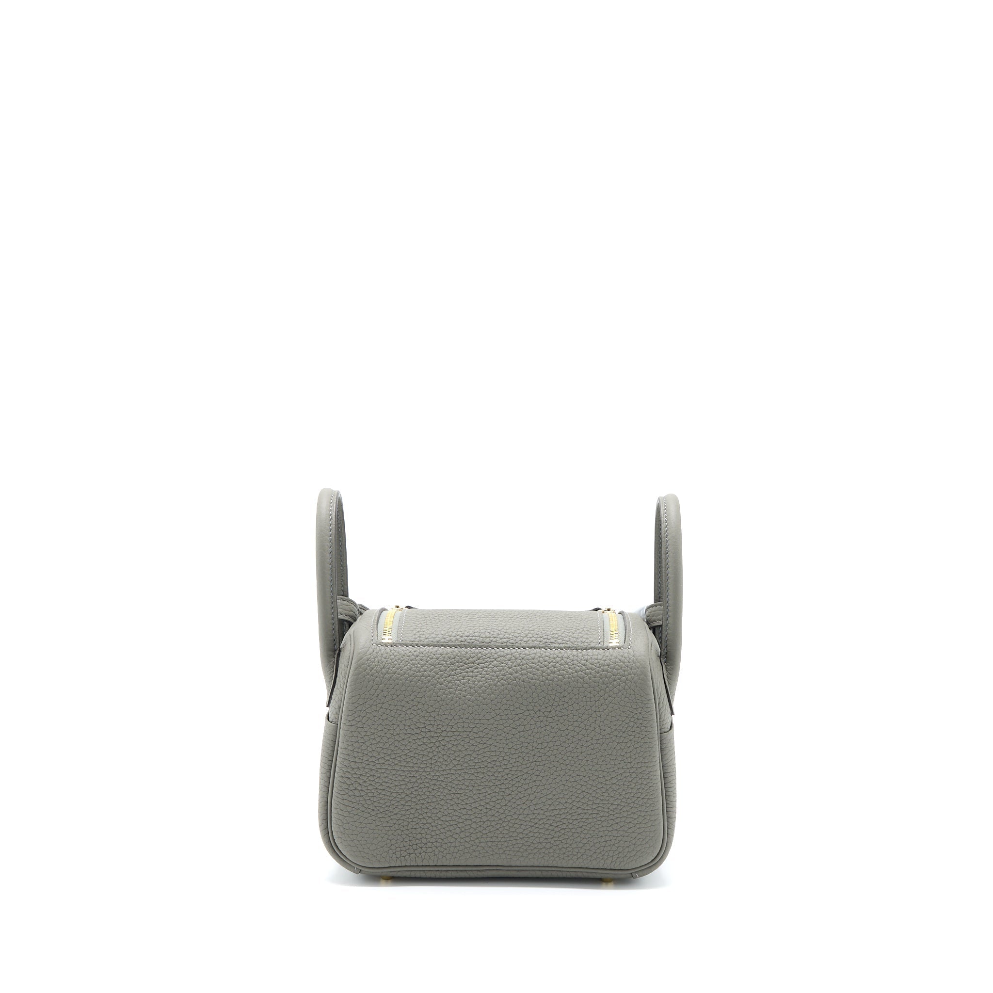 HERMES MINI LINDY CLEMENCE 0L GRIS MEYER GHW