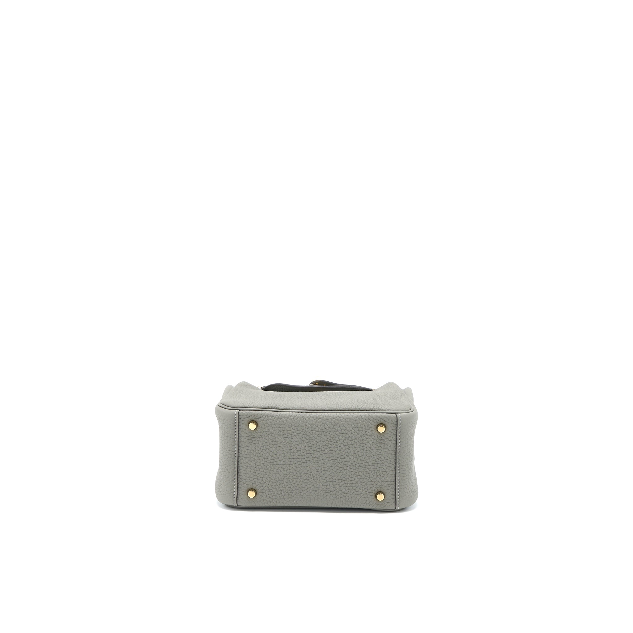 HERMES MINI LINDY CLEMENCE 0L GRIS MEYER GHW