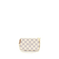 LOUIS VUITTON MINI POCHETTE ACCESSORIES DAMIER AZUR CANVAS GHW