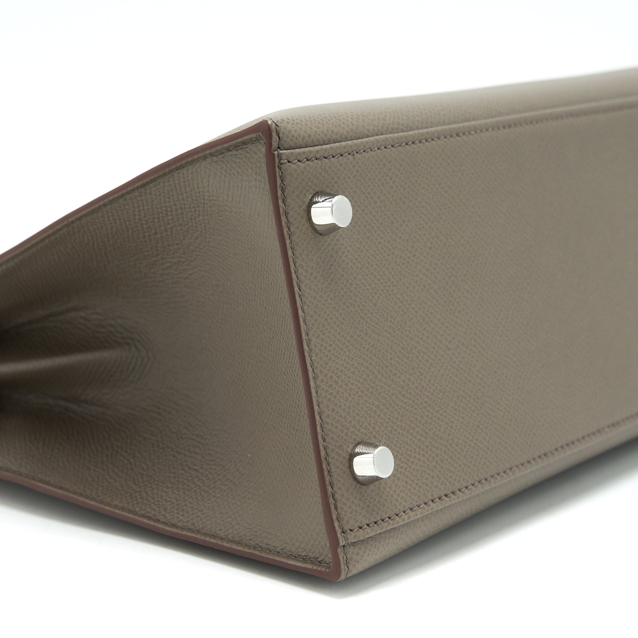 HERMES KELLY 28 EPSOM GRIS ETAIN SHW