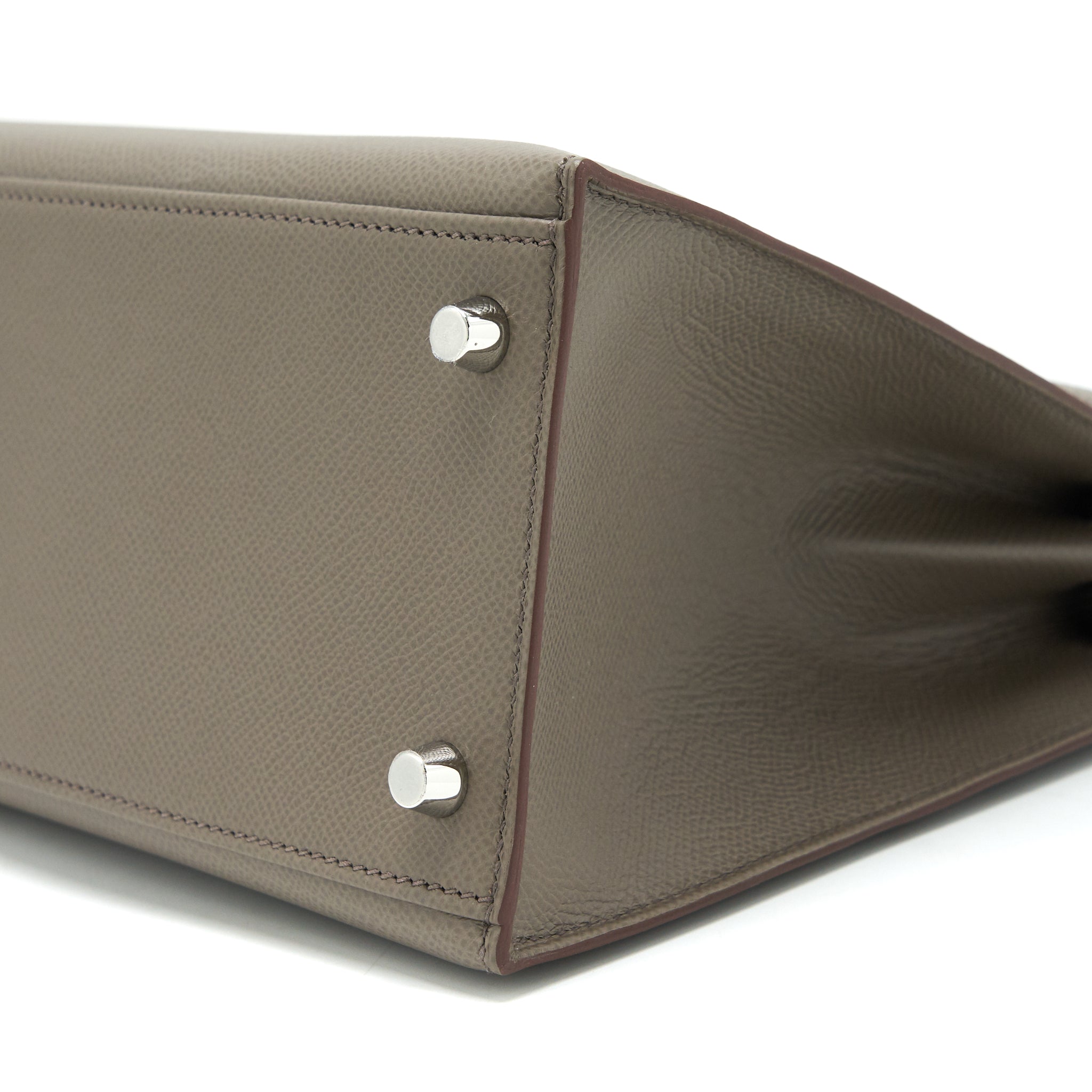 HERMES KELLY 28 EPSOM GRIS ETAIN SHW