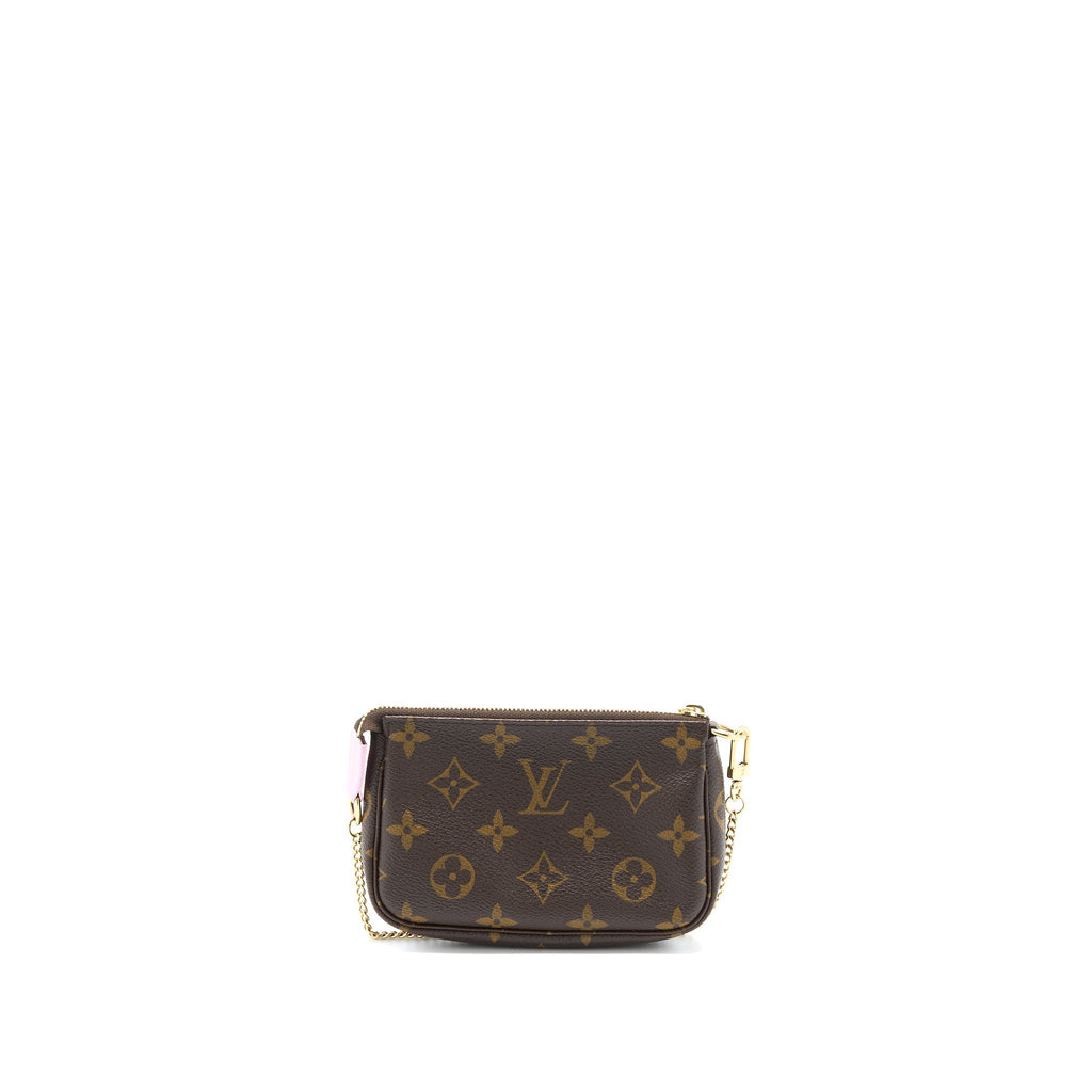 LOUIS VUITTON MINI POCHETTE ACCESSORIES LIMITED VIVIENNE HOLIDAYS JAPAN MONOGRAM CANVAS GHW