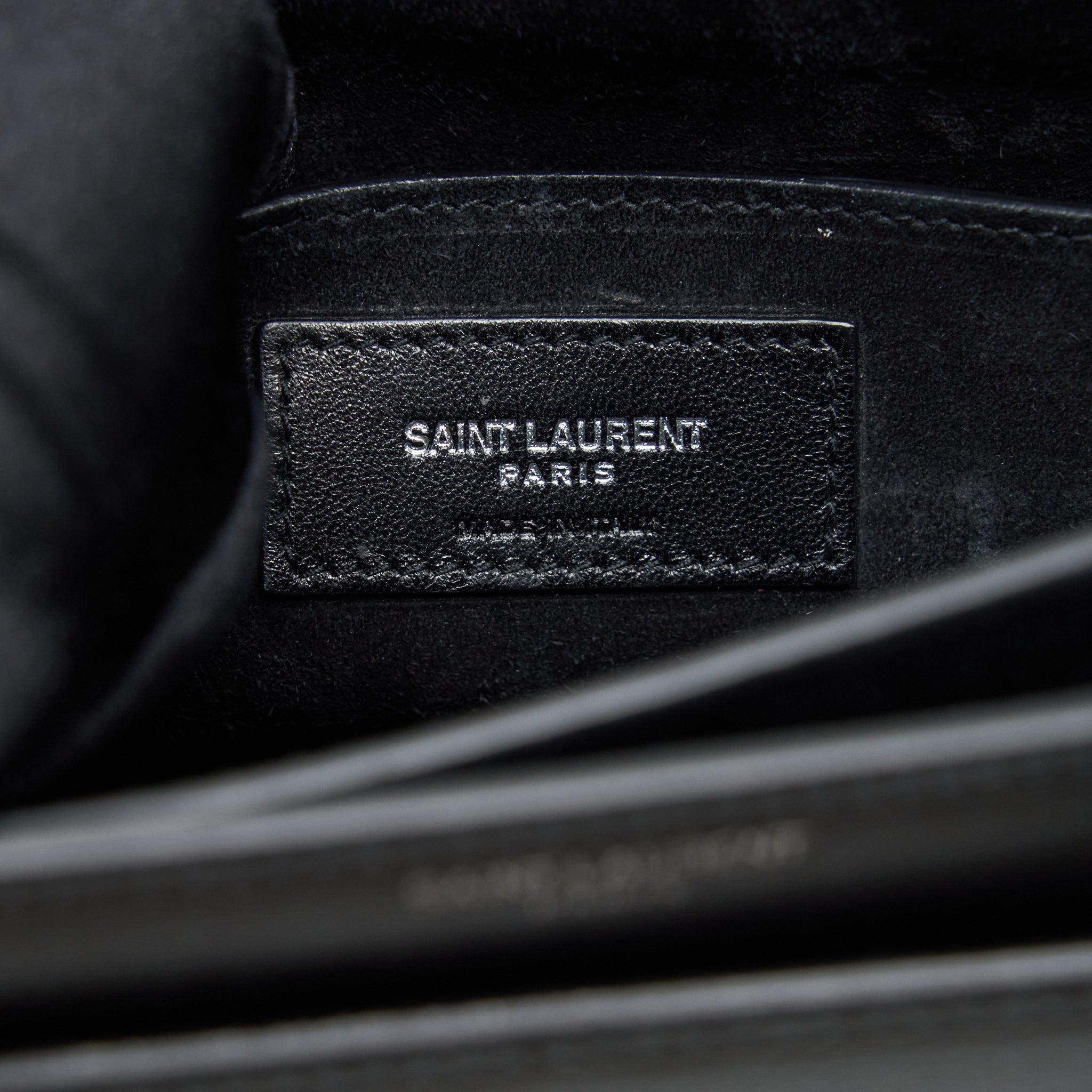 SAINT LAURENT/YSL MEDIUM SUNSET BAG CALFSKIN BLACK SHW