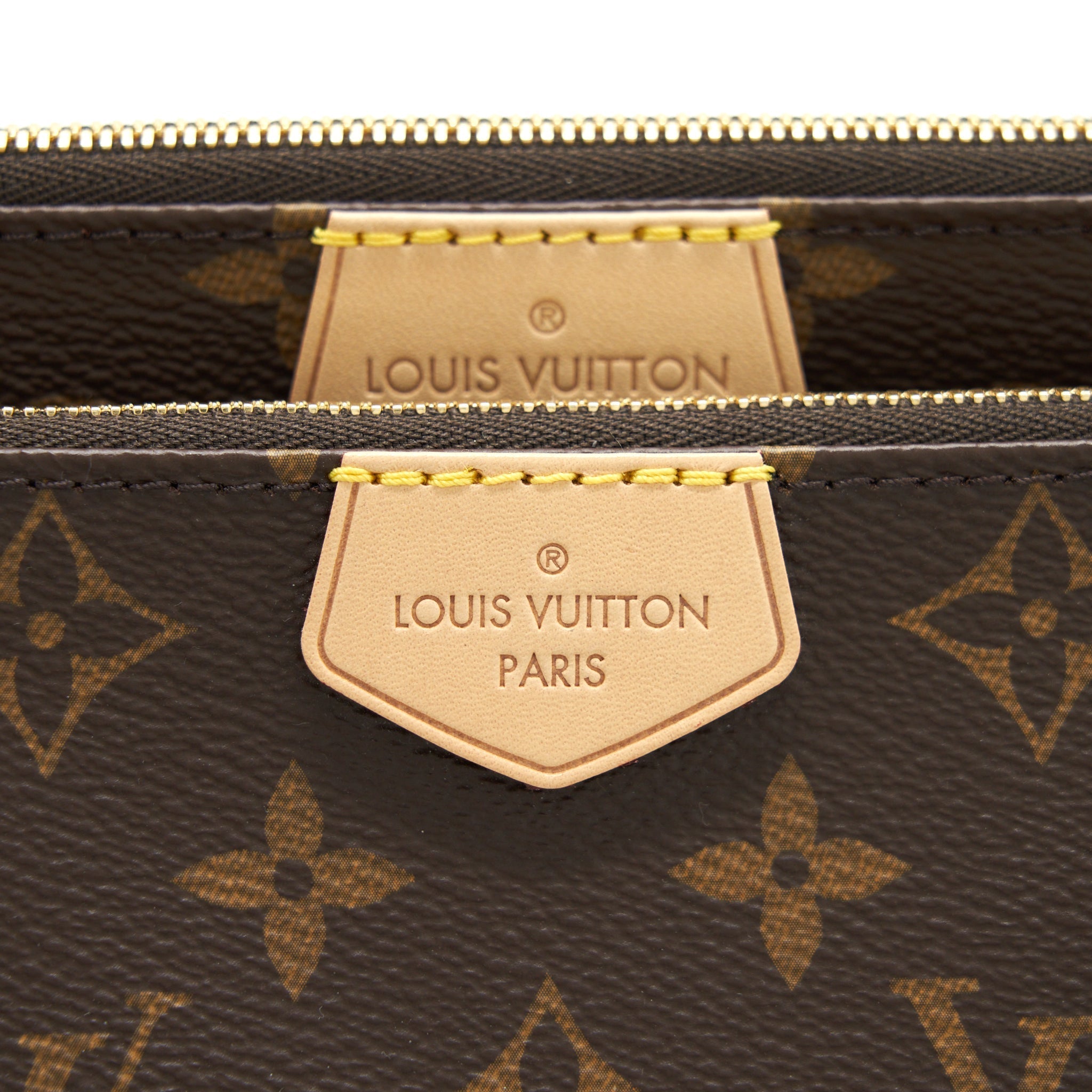LOUIS VUITTON MULTI POCHETTE ACCESSORIES MONOGRAM CANVAS ROSE CLAIR GHW