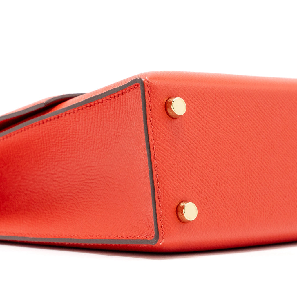 HERMES VERROU 21 EPSOM S3 ROUGE DE COEUR LGHW