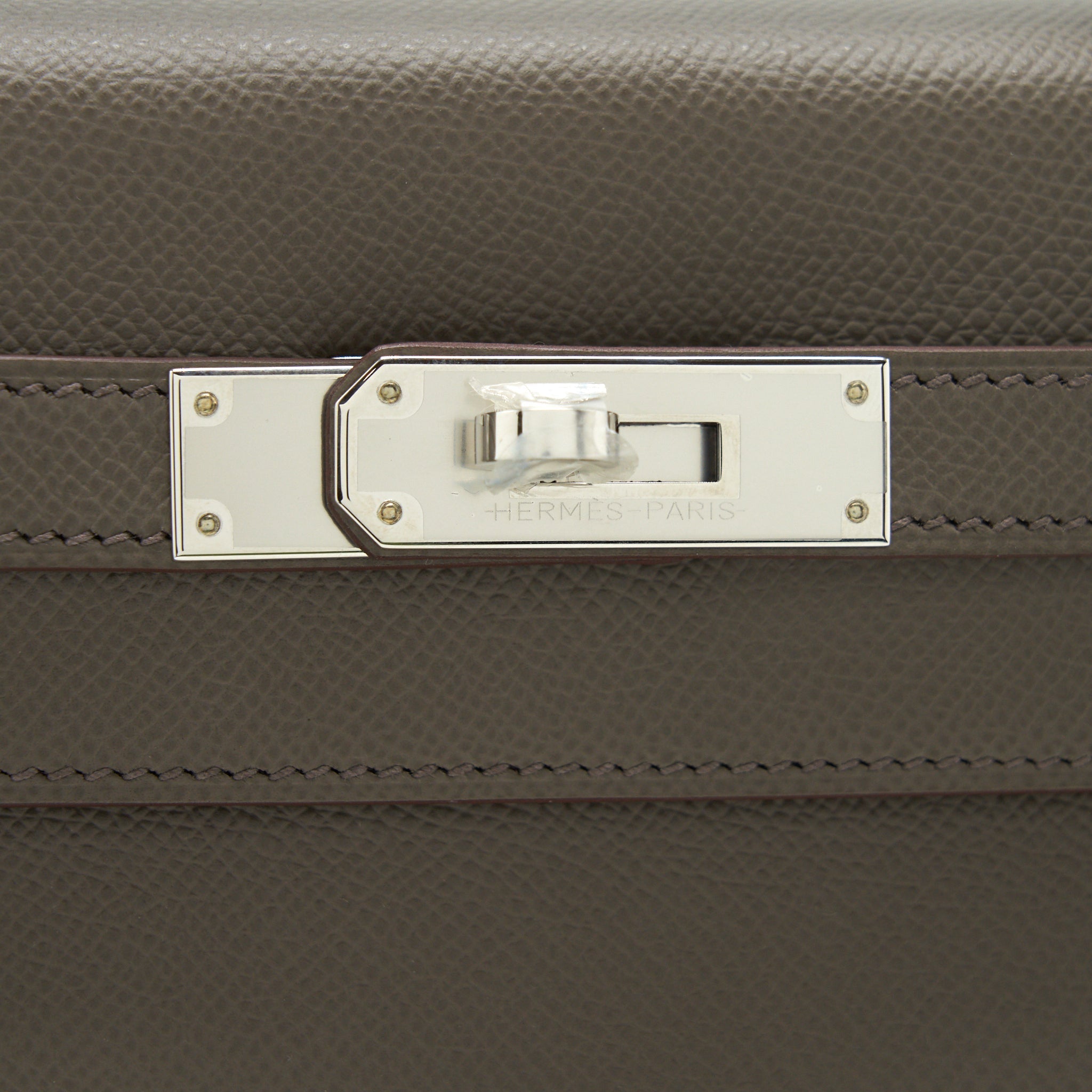 HERMES KELLY 28 EPSOM GRIS ETAIN SHW