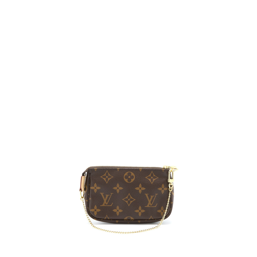 LOUIS VUITTON MINI POCHETTE ACCESSORIES MONOGRAM CANVAS GHW