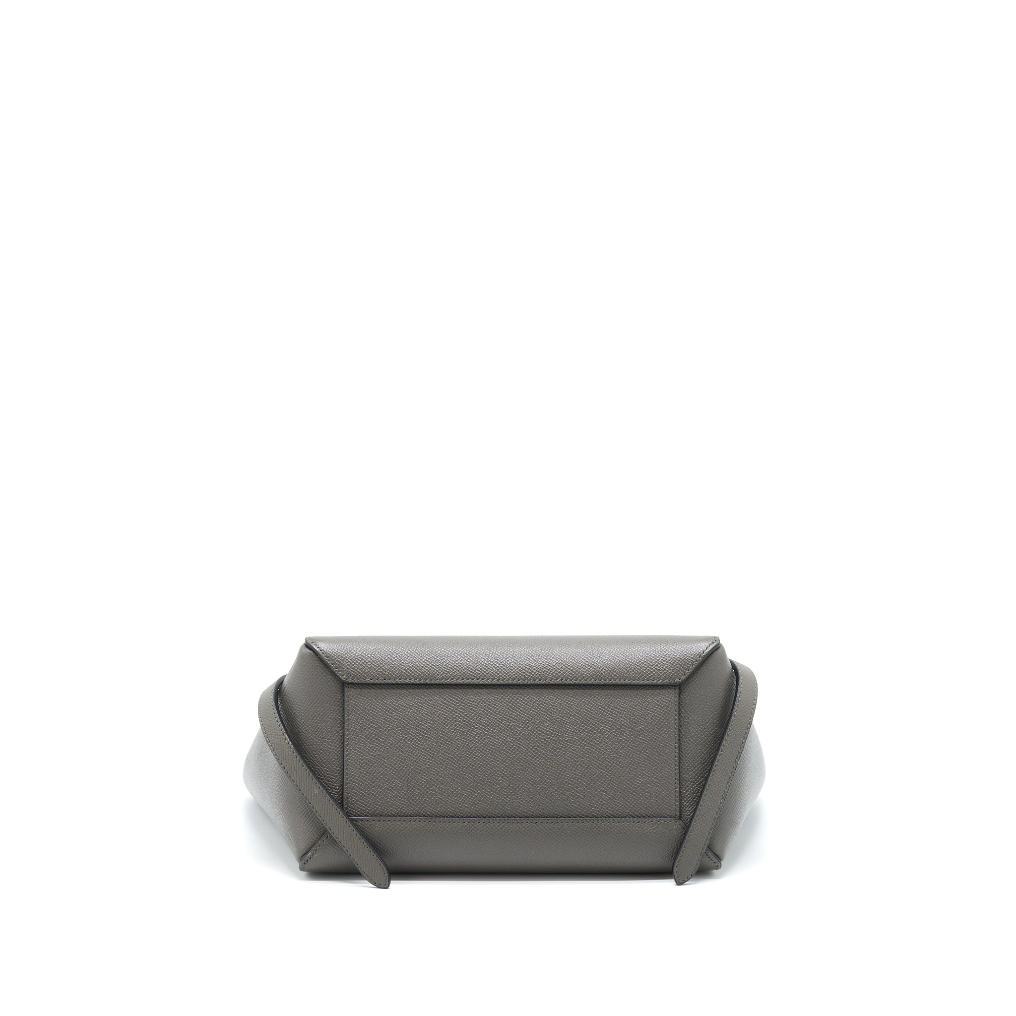 CELINE BELT BAG GRAINED CALFSKIN GREY GHW