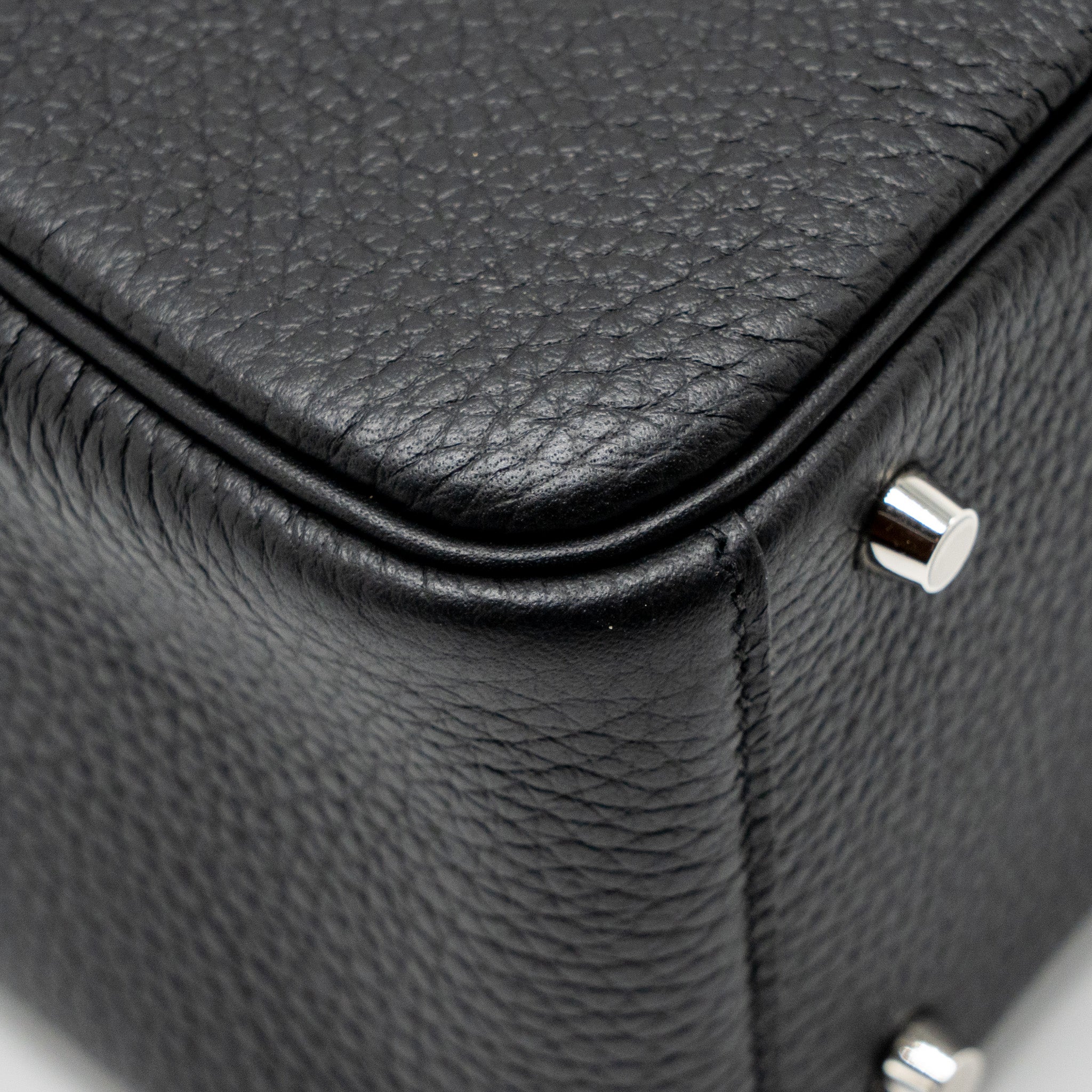 HERMES MINI LINDY II CLEMENCE BLACK SHW