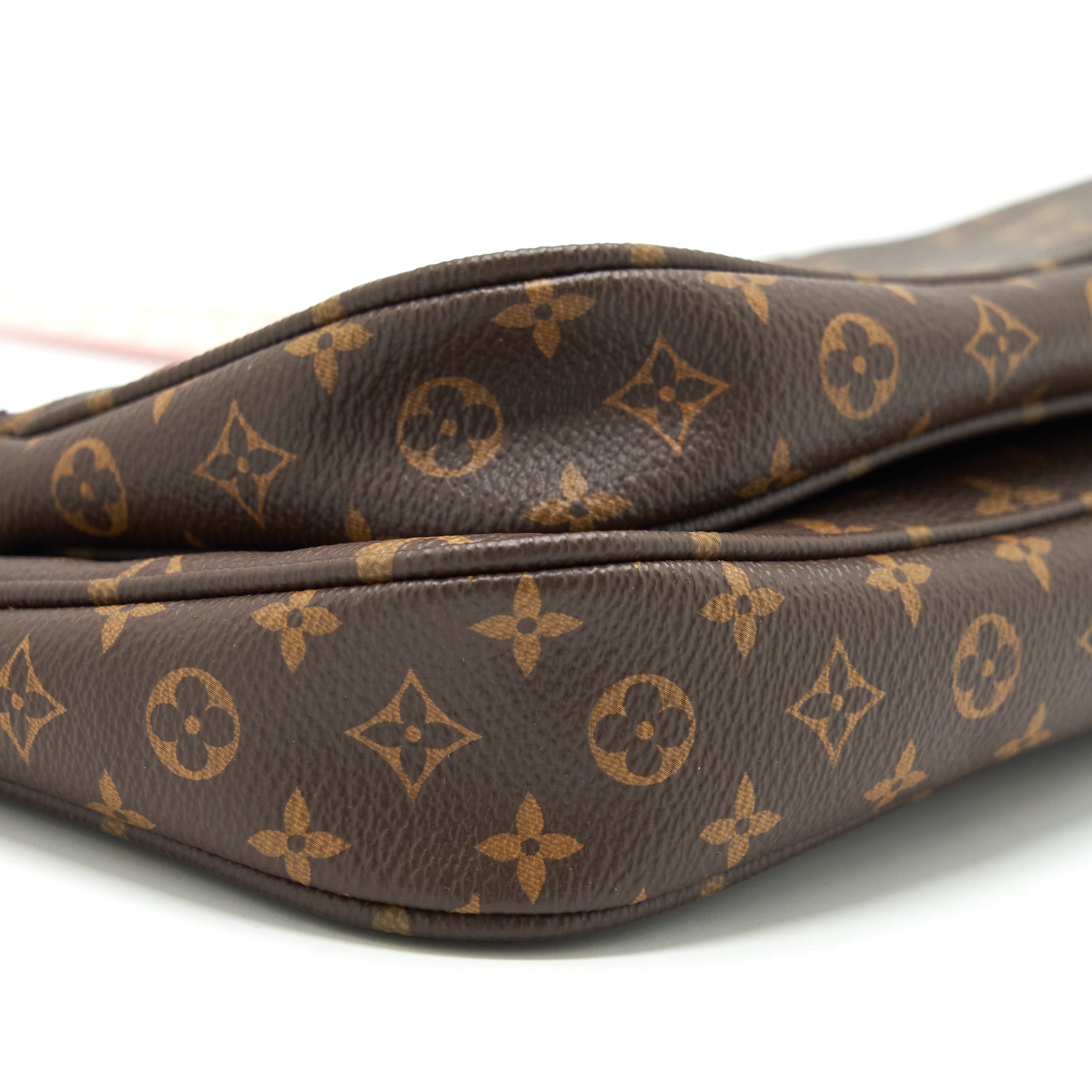 LOUIS VUITTON MULTI POCHETTE ACCESSORIES MONOGRAM CANVAS ROSE CLAIR GHW