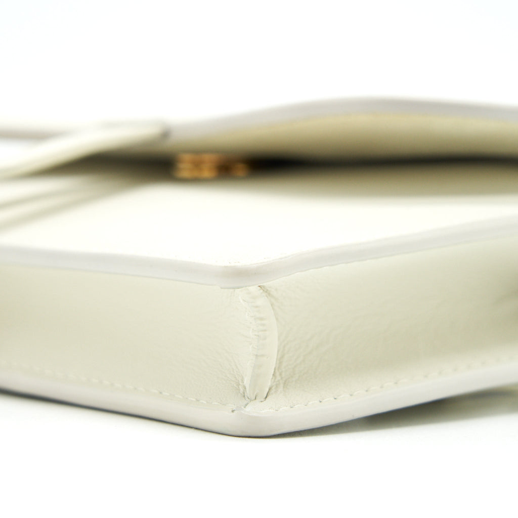 DIOR SADDLE BELT POUCH WHITE