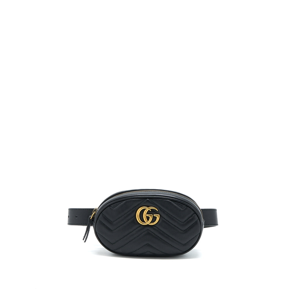 GUCCI SIZE95 MARMONT BELT BAG BLACK GHW