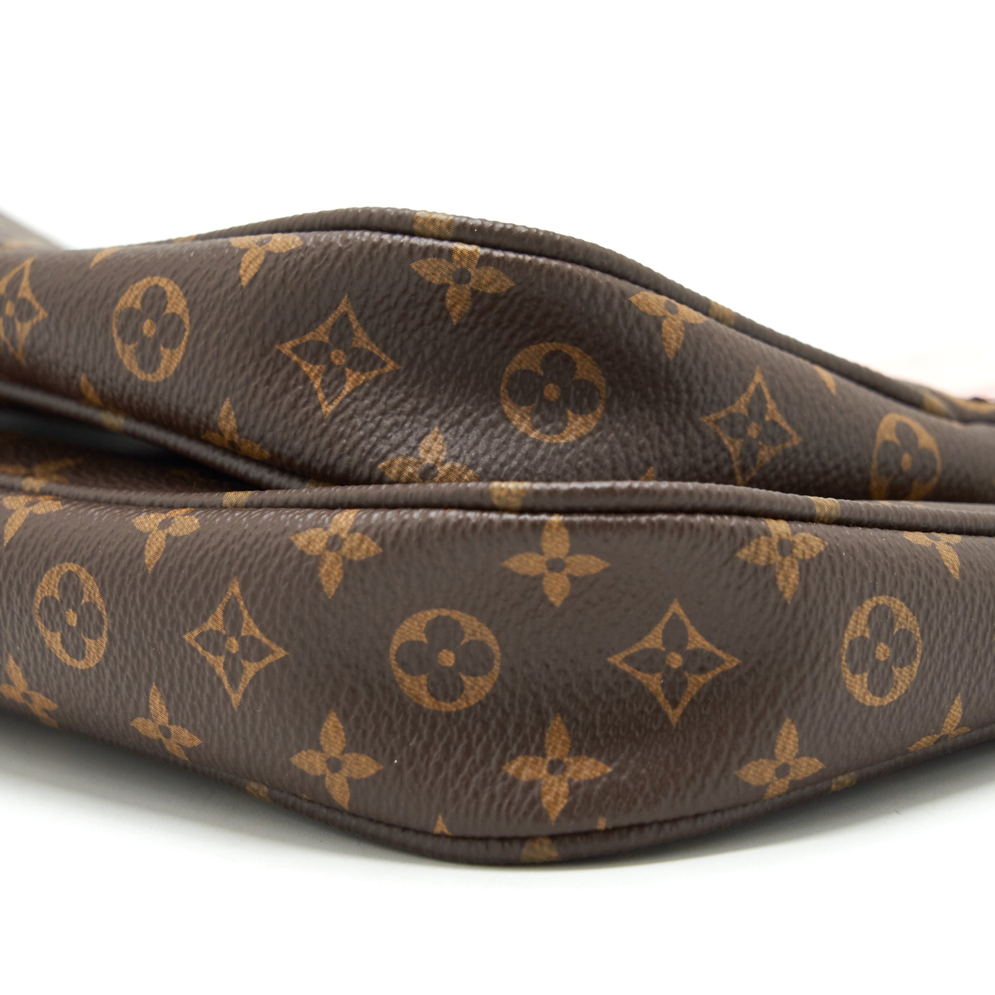 LOUIS VUITTON MULTI POCHETTE ACCESSORIES MONOGRAM CANVAS ROSE CLAIR GHW