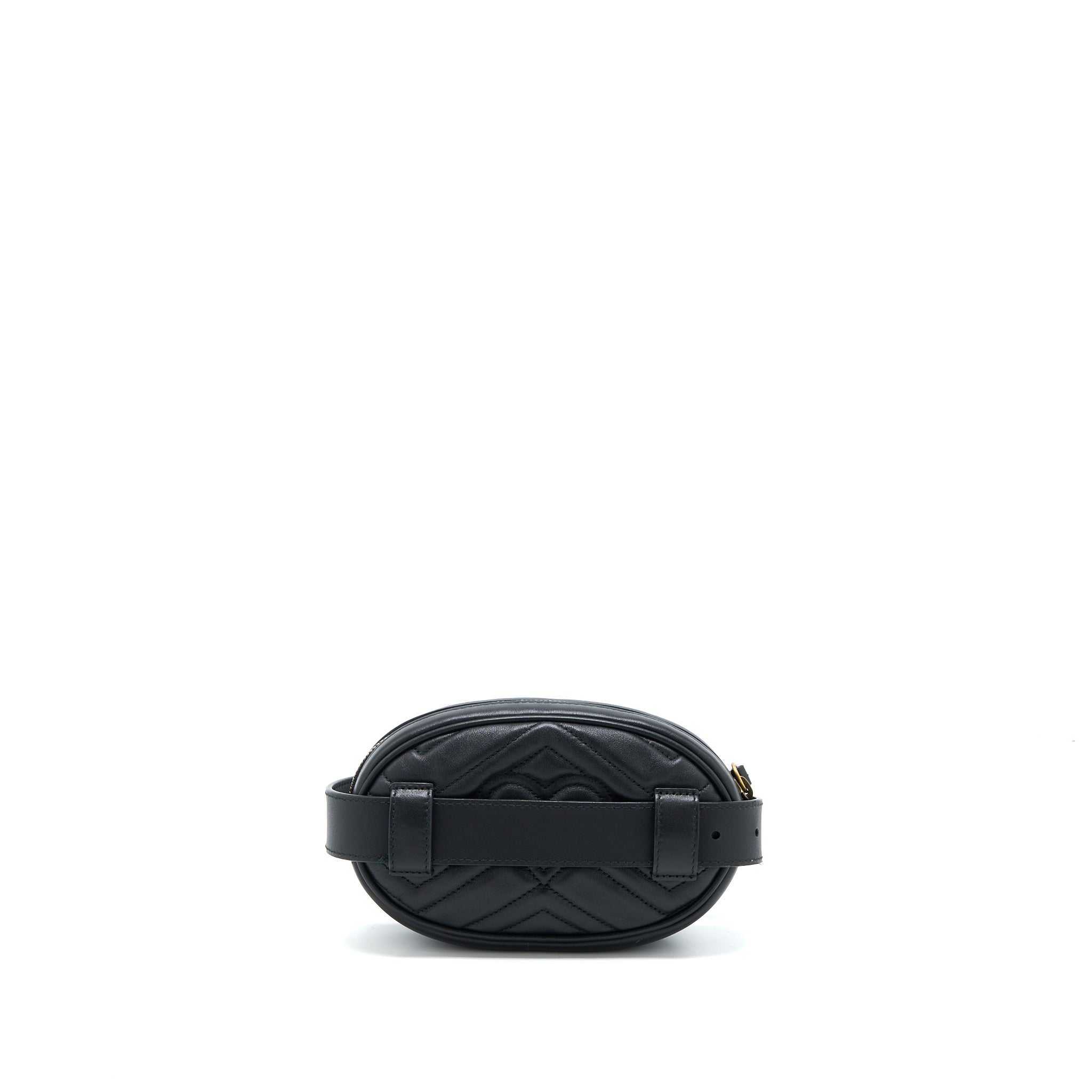 GUCCI SIZE95 MARMONT BELT BAG BLACK GHW